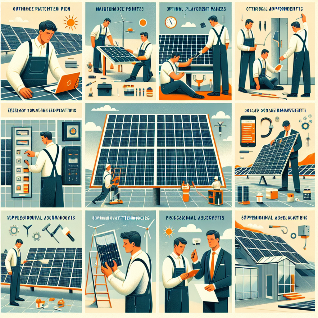 How can I improve the efficiency of my solar panels?