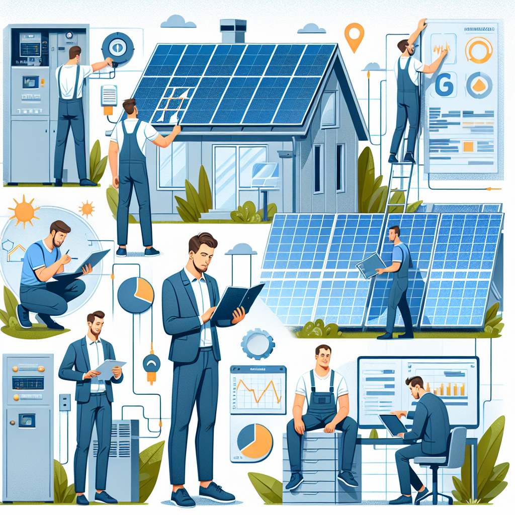 How do I monitor the performance of my solar panels?