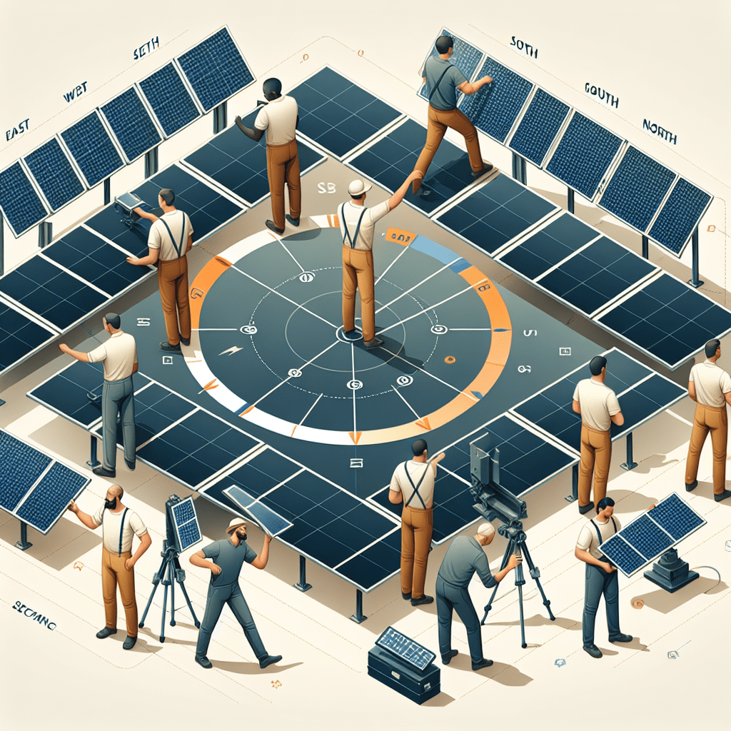 How do solar panels perform in different orientations?